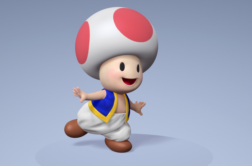 Toad from Super Mario movie / Illumination Studios Paris modelado 3d de personaje Toad de la película Mario Bros