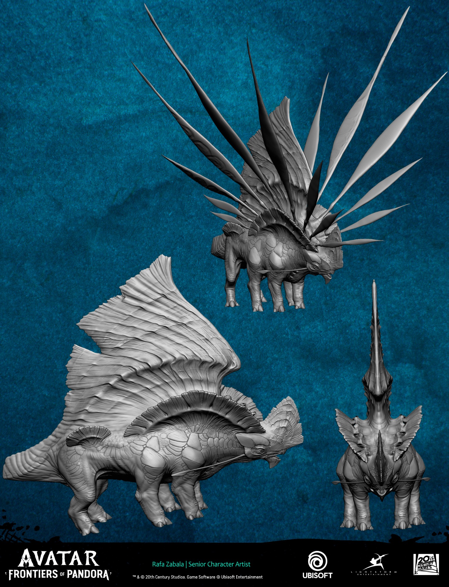 Avatar:Frontiers of Pandora / Ubisoft China fantastic creature form the universe of Avatar frontiers of Pandorea Videogame